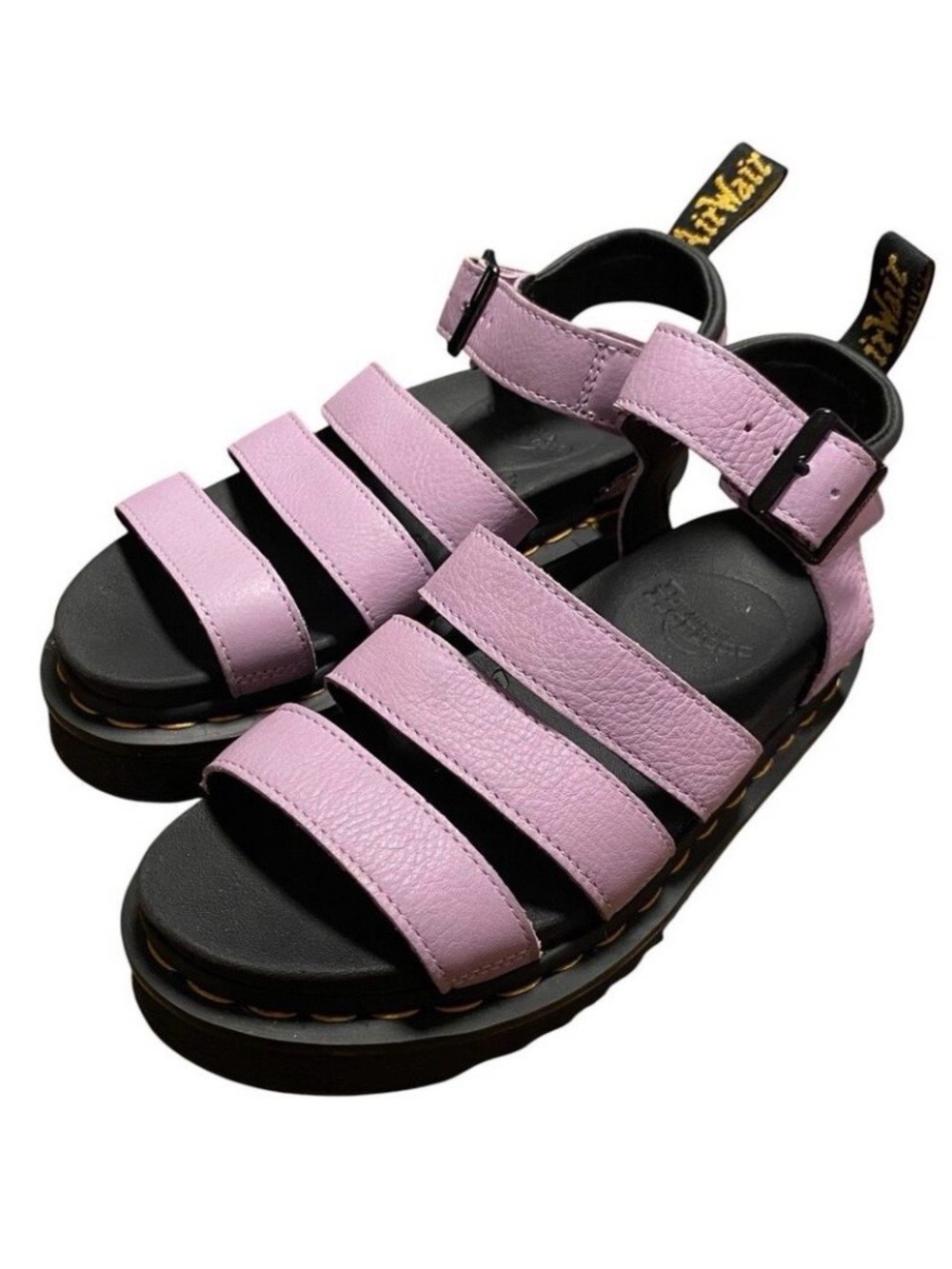 Dr. Martens Lavender (rare) Strappy Platform Sandals